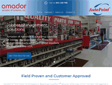 Tablet Screenshot of amador-usa.com